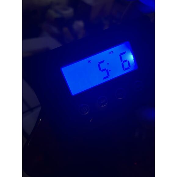 L G Wright 14” Ruby Round Serving Bowl Cadmium Paneled Grape Crimped Ruffle Glow - Picture 10 of 11